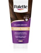 Schwarzkopf Palette Warm Toner hajmaszk meleg-barna árnyalatokra árnyalat Golden Brown 150 ml