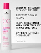 Schwarzkopf Professional BC Bonacure Color Freeze Silver ezüst sampon a szőke és melírozott hajra 1000 ml