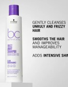 Schwarzkopf Professional BC Bonacure Frizz Away Shampoo sampon a rakoncátlan és töredezett hajra 250 ml