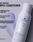 Schwarzkopf Professional Blondme Bond Repair Purple Conditioner lila kondicionáló szőke hajra 250 ml