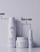 Schwarzkopf Professional Blondme Bond Repair Purple Mask haj maszk semlegesíti a sárgás tónusokat 200 ml