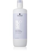 Schwarzkopf Professional Blondme Bond Repair Purple Shampoo lila sampon szőke hajra 1000 ml