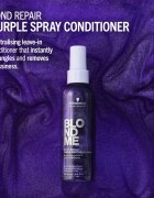 Schwarzkopf Professional Blondme Bond Repair Purple Spray Conditioner lila kondicionáló spray -ben 150 ml