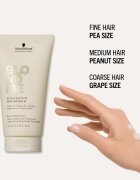 Schwarzkopf Professional Blondme Bond Repair Sealing Balm hajápoló balzsam töredezés ellen 75 ml