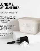 Schwarzkopf Professional Blondme Clay Lightener 8 élénkítő púder szőke hajra 350 g