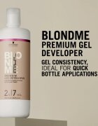 Schwarzkopf Professional Blondme Premium Gel Developer színelőhívó 2% 1000 ml