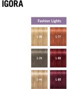 Schwarzkopf Professional IGORA Royal Fashion Lights élénkítő krém hajra árnyalat L-44 60 ml