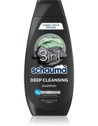 Schwarzkopf Schauma MEN sampon aktív faszénnel arcra testre és hajra 400 ml