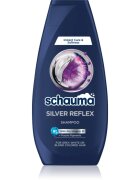 Schwarzkopf Schauma Silver Reflex sampon a sárga tónusok neutralizálására szőkített melírozott hideg szőke hajra 350 ml