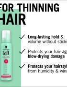 Schwarzkopf Taft Volume fixáló hab vékony szálú hullásra hajlamos hajra 200 ml