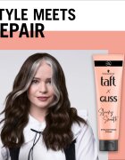 Schwarzkopf Taft x Gliss kisimító krém hajra Sleeky Smooth 150 ml