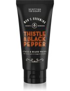 Scottish Fine Soaps Thistle & Black Pepper tisztító gél az arcra és a szakállra 150 ml