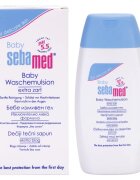 Sebamed Baby Wash nagyon gyengéd mosó emulzió testre és hajra 200 ml