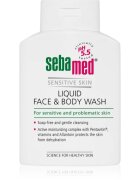 Sebamed Face & Body Wash Sensitive Skin Gyengéd tisztító emulzió arcra és testre az érzékeny bőrre 200 ml