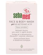Sebamed Face & Body Wash Sensitive Skin Gyengéd tisztító emulzió arcra és testre az érzékeny bőrre 200 ml