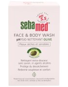 Sebamed Wash Gyengéd tisztító emulzió arcra és testre olívaolajjal 200 ml