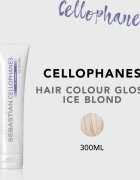 Sebastian Professional Cellophanes hajpakolás a fényes hajért festett hajra árnyalat Ice Blond 300 ml