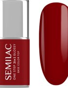 Semilac One Step 3in1 Glossy géles körömlakk árnyalat 575 Dark Red 7 ml
