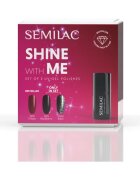 Semilac Set Shine With Me körömlakk szett UV-/LED-lámpa használatával