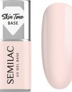 Semilac UV Gel Base Skin Tone Base bázis lakk zselés műkörömhöz árnyalat Rose Beige 7 ml