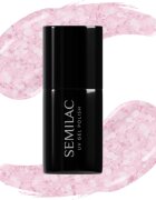 Semilac UV Hybrid Crushed_ICE gél körömlakk UV / LED-es lámpákhoz árnyalat 491 Strawberry Ice 7 ml