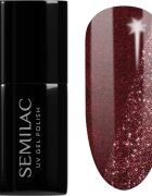 Semilac UV Hybrid Day and Night gél körömlakk UV / LED-es lámpákhoz árnyalat 397 Tea Before Wine 7 ml