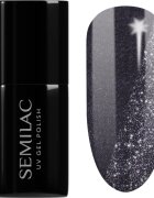 Semilac UV Hybrid Day and Night gél körömlakk UV / LED-es lámpákhoz árnyalat 399 Dark & Spark 7 ml