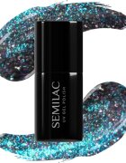 Semilac UV Hybrid Galaxy Flash gél körömlakk UV / LED-es lámpákhoz árnyalat 828 Grey Holo 7 ml