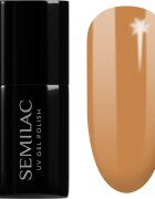 Semilac UV Hybrid Pastel Neons gél körömlakk UV / LED-es lámpákhoz árnyalat 600 Apricot Crush 7 ml