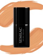 Semilac UV Hybrid Pastel Neons gél körömlakk UV / LED-es lámpákhoz árnyalat 600 Apricot Crush 7 ml