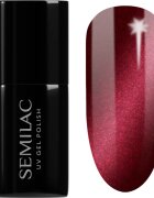 Semilac UV Hybrid Silk Effect gél körömlakk UV / LED-es lámpákhoz árnyalat 467 Red Candle Flash 7 ml