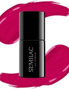Semilac UV Hybrid Tropical Drinks géles körömlakk árnyalat 103 Elegant Raspberry 7 ml
