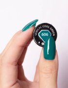 Semilac UV Hybrid Winter Collection gél körömlakk UV / LED-es lámpákhoz árnyalat 606 Cool Green 7 ml