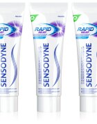 Sensodyne Rapid Cool Mint fluoridos fogkrém érzékeny fogakra 3x75 ml