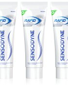 Sensodyne Rapid Whitening fehérítő fogkrém érzékeny fogakra 3x75 ml