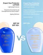 Shiseido Expert Sun Protector Lotion Sensitive SPF50+ védő tej az érzékeny bőrre SPF 50+ 150 ml