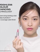 Shiseido Technosatin Pink selyem rúzs árnyalat 02 Sparkling Pink 3.3 g