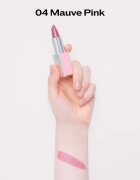Shiseido Technosatin Pink selyem rúzs árnyalat 04 Mauve Pink 3.3 g