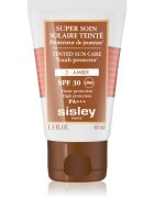 Sisley Super Soin Solaire Teinté védő tonizáló krém arcra SPF 30 árnyalat 3 Amber 40 ml