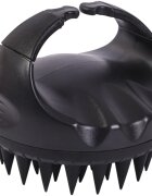 Sister Young Aura Shampoo Brush masszázs kefe a hajra és a fejbőrre Black 1 db