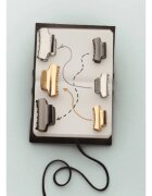 Sister's Aroma Metal Hair Clip Maxi fogas hajcsipesz szín Silver 1 db