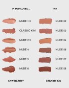 SKKN BY KIM Make-up Soft Matte Lip Color mattító rúzs árnyalat NUDE 09 2.4 ml