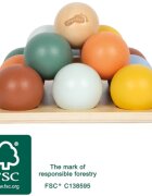 Small foot Montessori Sorting Game with Balls kiválogatós játék 12m+ 15 db