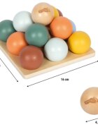 Small foot Montessori Sorting Game with Balls kiválogatós játék 12m+ 15 db