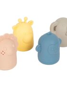 Small foot Silicone Bath Toy Set Fürdőjátékok 12m+ 4 db