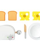 Small foot Wooden Toaster Breakfast játékkészlet fából készült 3y+ 7 db