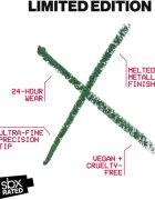 Smashbox Metallic Eyeliner metál hatású folyékony szemhéjtus árnyalat Jolt 0.28 g