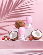 so!flow Antiperspirant golyós dezodor roll-on hölgyeknek Scent of Lychee with Coconut 50 ml