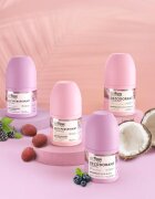 so!flow Antiperspirant golyós dezodor roll-on hölgyeknek Scent of Lychee with Coconut 50 ml