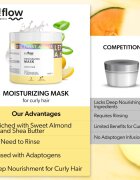 so!flow Curly Hair Nourishing Mask tápláló maszk göndör hajra 400 ml